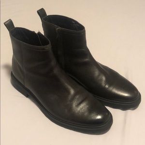 Cole Haan Bernard Leather Zip Boots